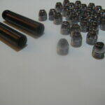 Lot of 2 AEA Defender custom 50 caliber stubby barrels .495" & sample pellets