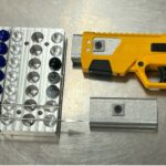 Custom AEA Defender 68 caliber insert and ball mold set
