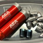 2 AEA Harpoon Air Cartridges w/ 50cal CNC steel pellet holders