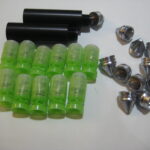 2 Custom AEA Harpoon 72 caliber mini barrels / pellet holders