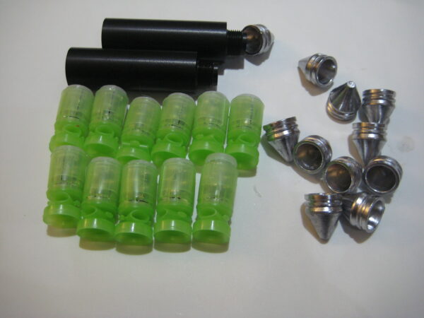 2 Custom AEA Harpoon 72 caliber mini barrels / pellet holders