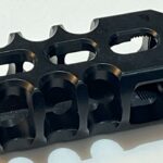 new style AEA Zeus 72cal CNC aluminum muzzle brake & jamb nut