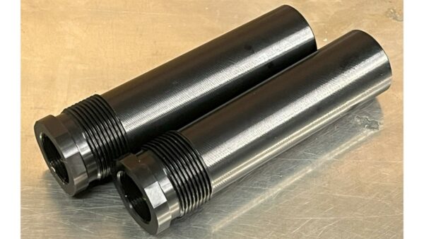 Set of original AEA Harpoon barrel adapters for 45, 50, 51, and 58cal barrels