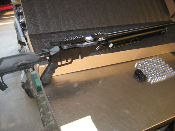 New AEA Zeus w/ tactical stock 72cal w/ 32" barrel & extras